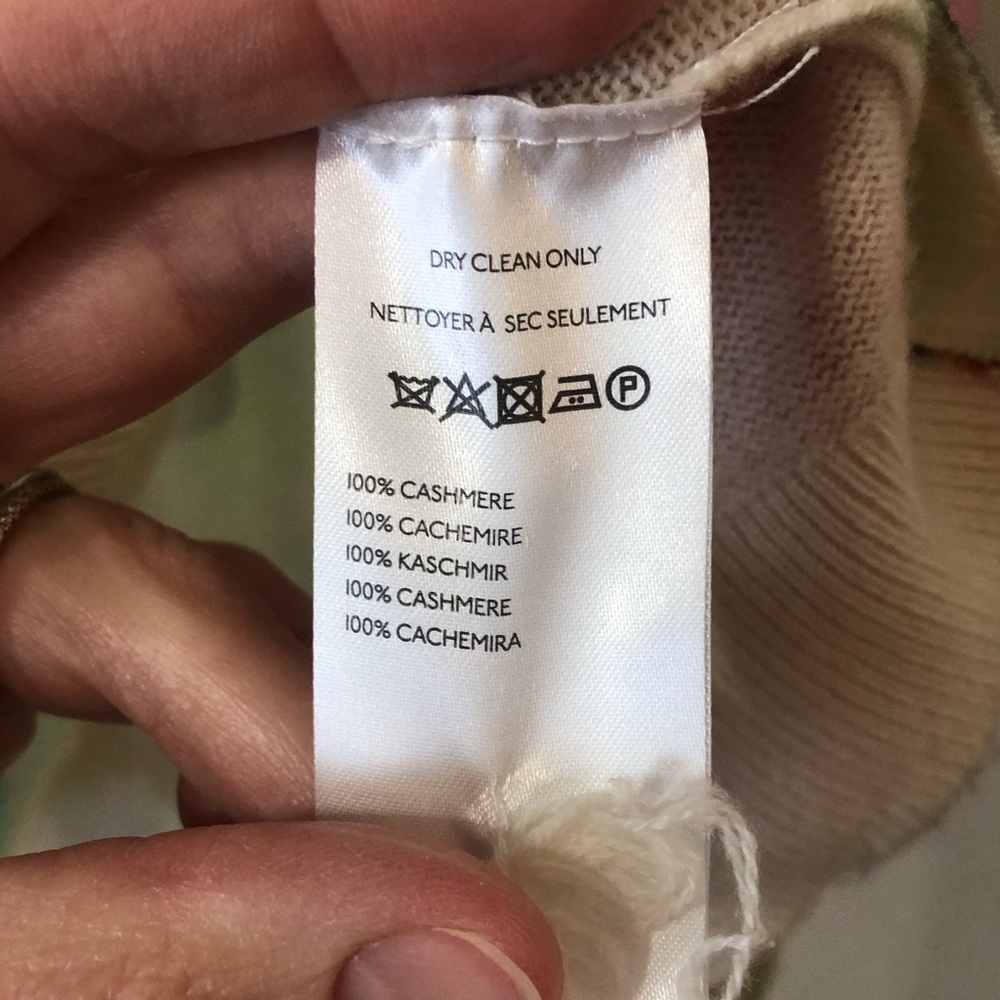 SOLD Anthropologie Pilcro The Alani Cropped Cashmere Crew Neck Sweater  Large - Picture 6 of 7